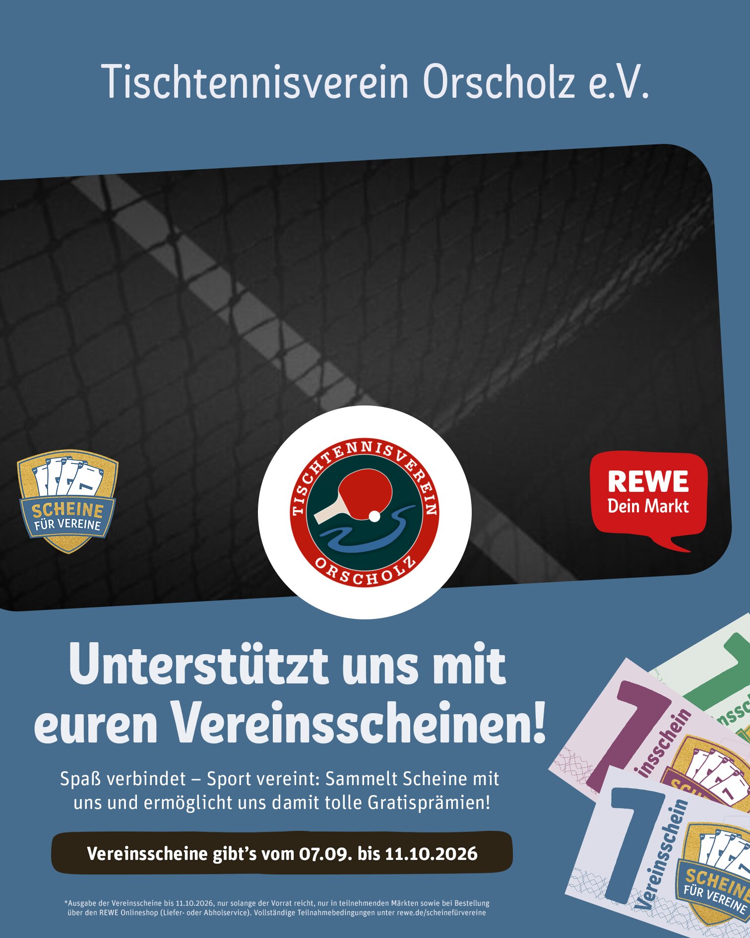 Scheine für Vereine 2026
