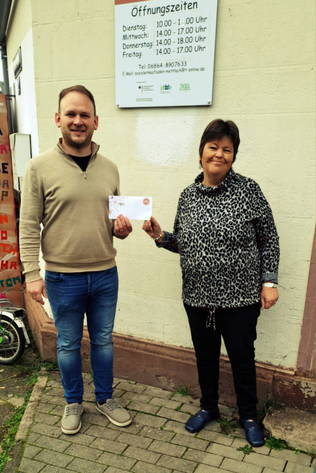 Spende des Sozialen Kaufladens Mettlach